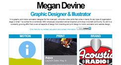 Desktop Screenshot of megandevine.com